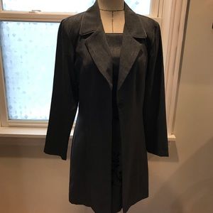 2pc grey outfit dress